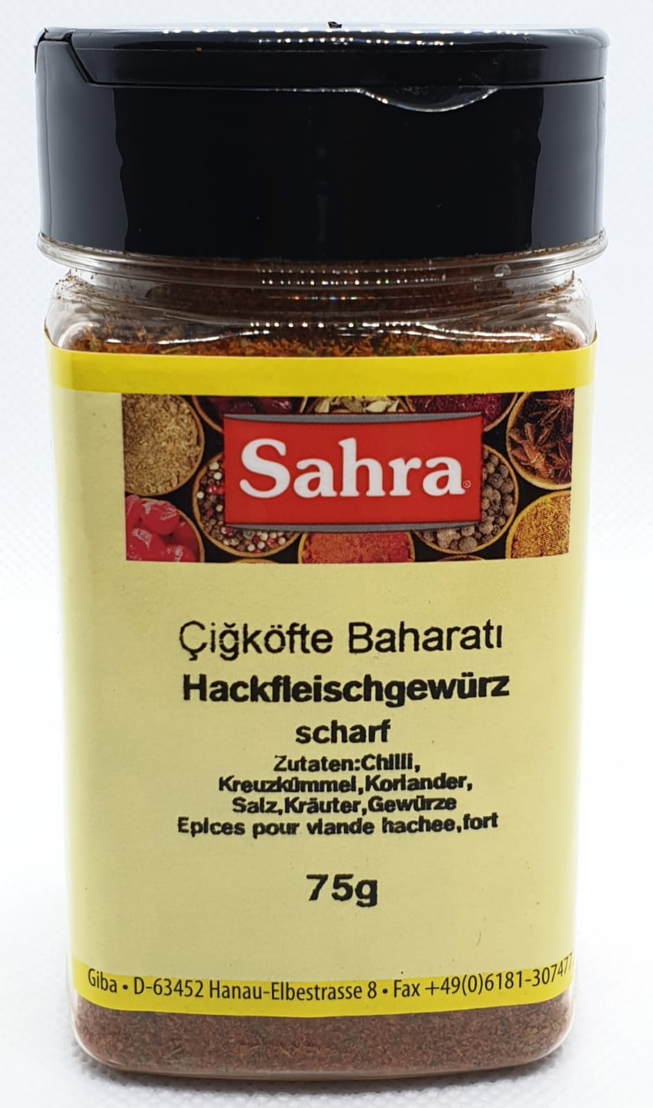 Sahra Hackfleischgewürz Scharf Cigköfte 75g MHD 30.06.28