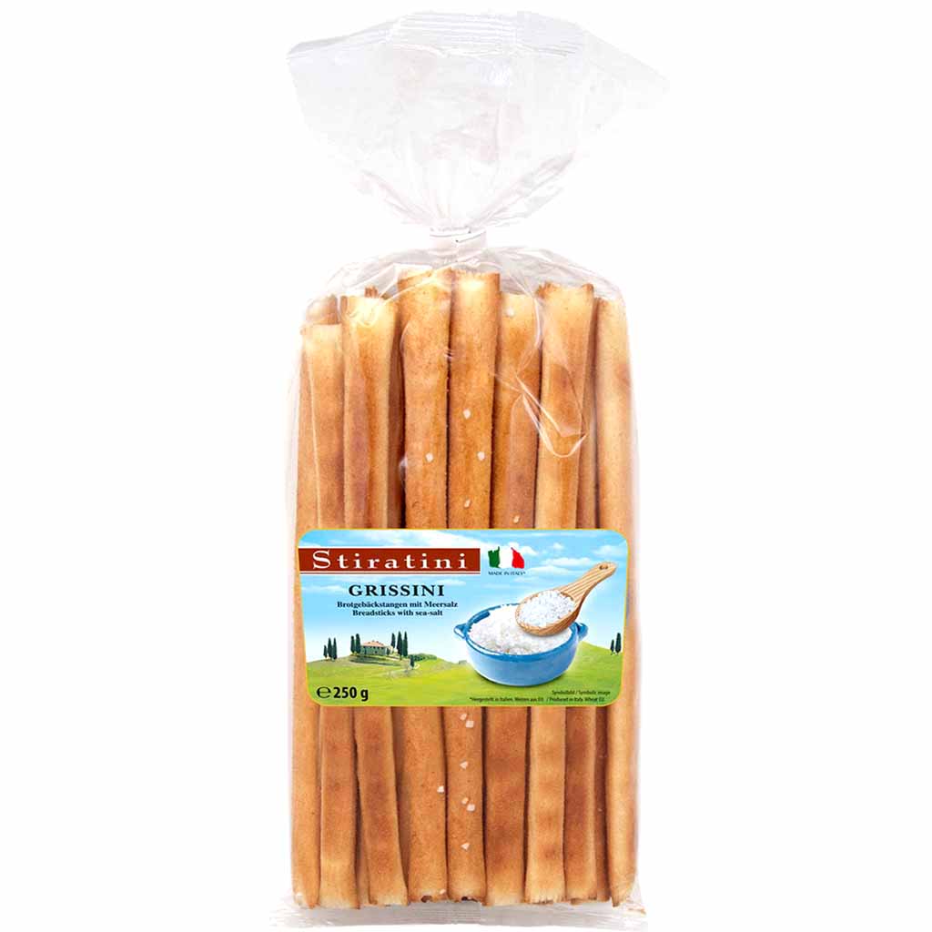 Stiratini Grissini mit Meersalz 250g MHD 22.06.26