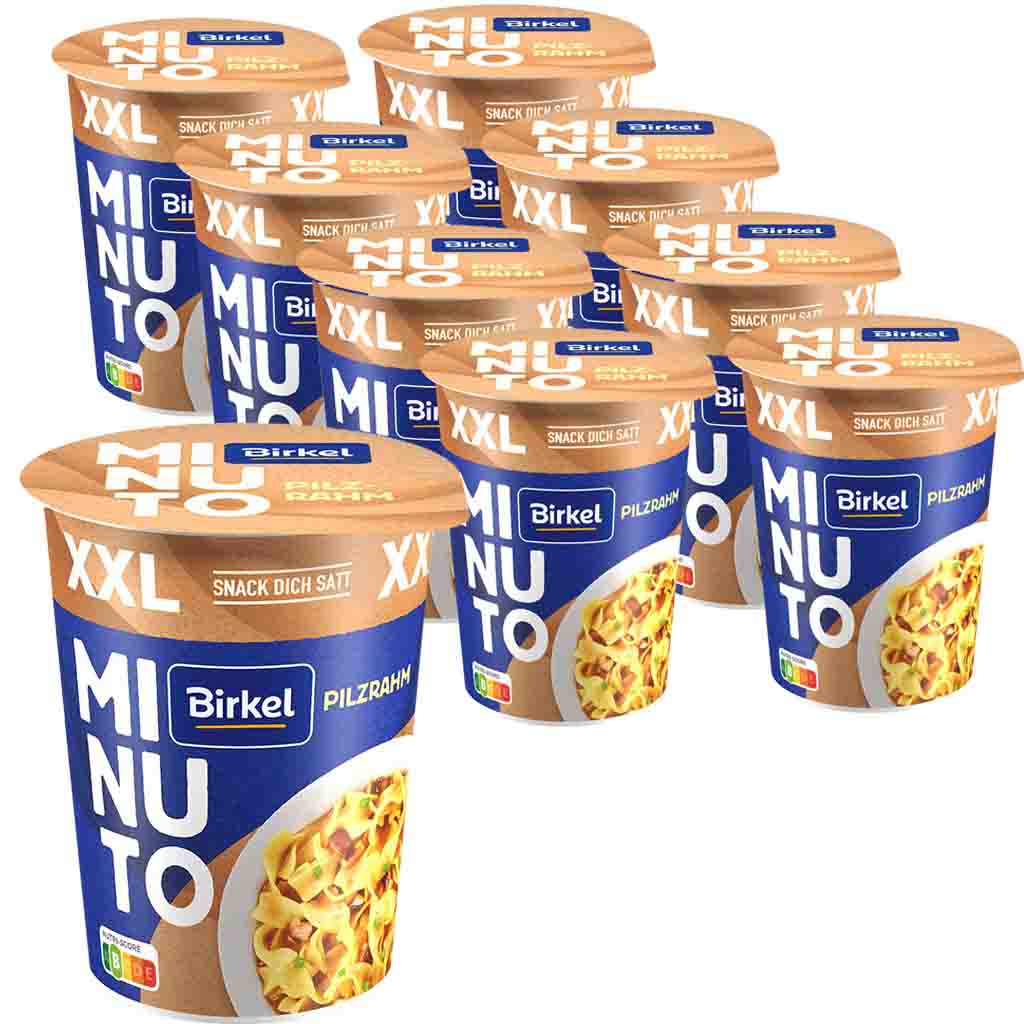 Birkel Minuto XXL Pilzrahm Topf 8x78g=624g MHD 30.07.26