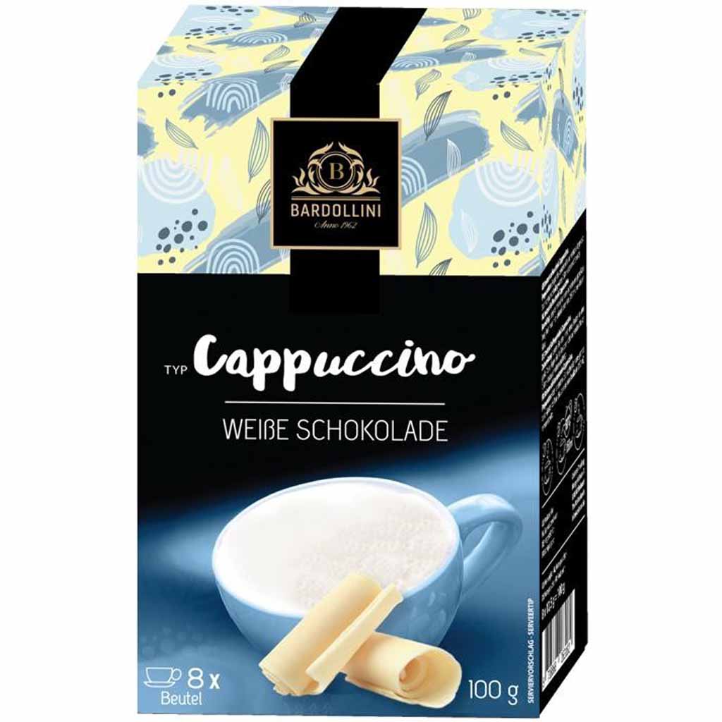 Bardollini Cappuccino weiße Schokolade 8er 100g MHD 03.07.26