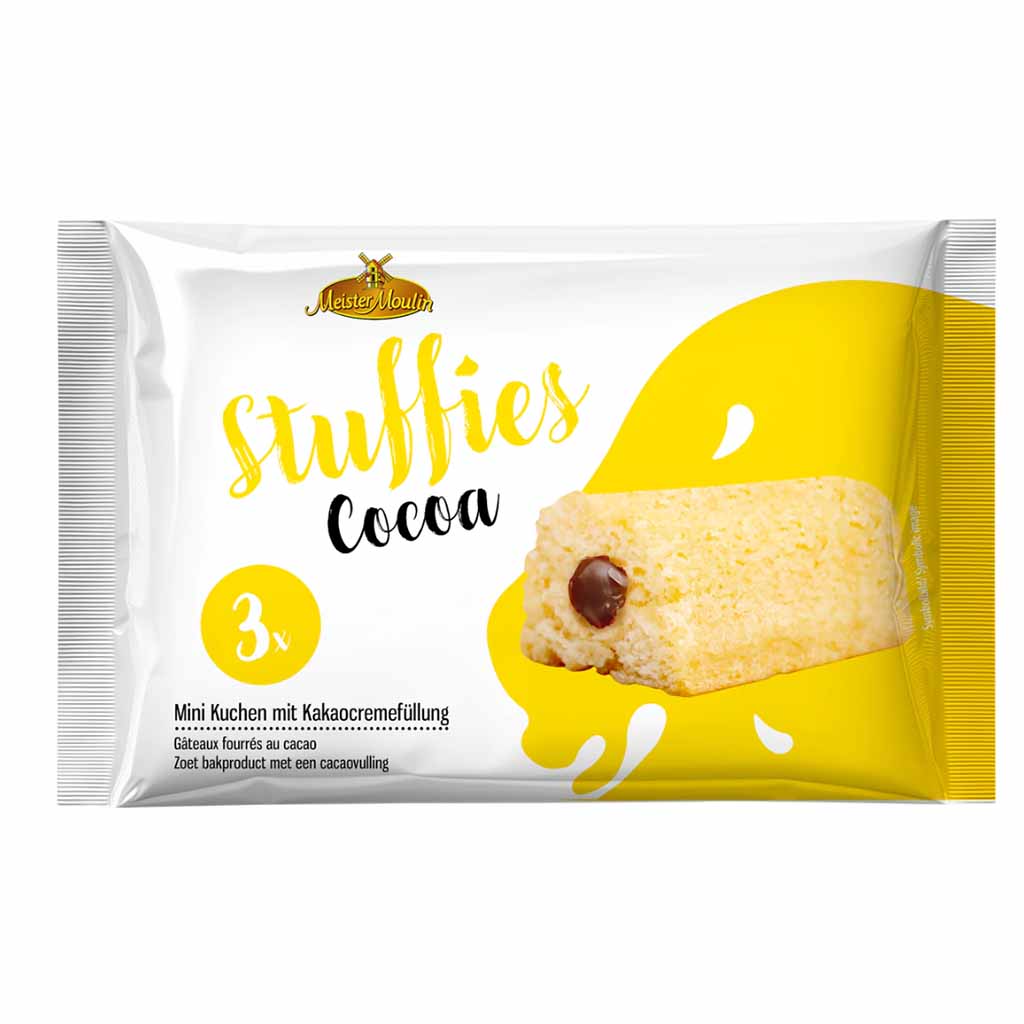 Stuffies Mini Kuchen mit Kakaocreme 3x45g = 135g MHD 20.12.25