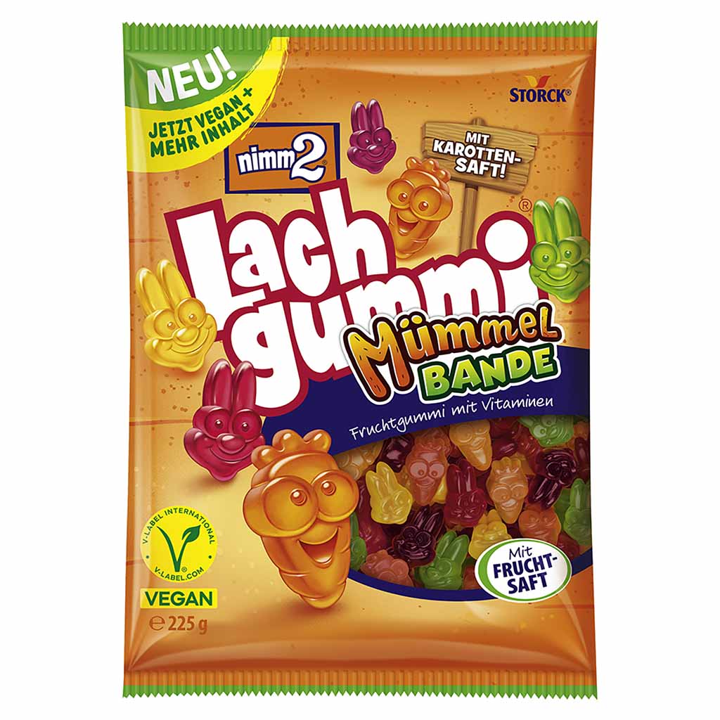 nimm2 Lachgummi Mümmelbande Bande 225g MHD 30.04.26