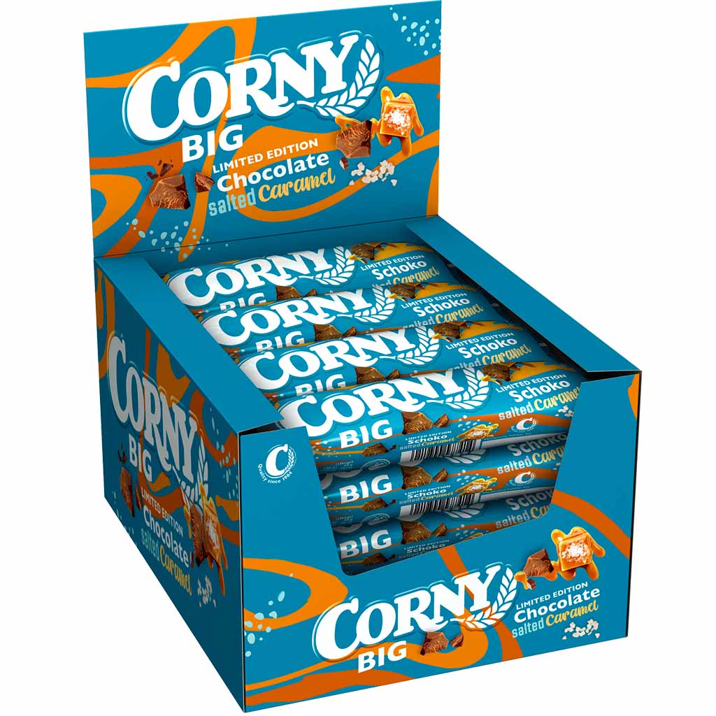 Corny Big Chocolate salted Caramel 24x40g=960g MHD 05.12.26