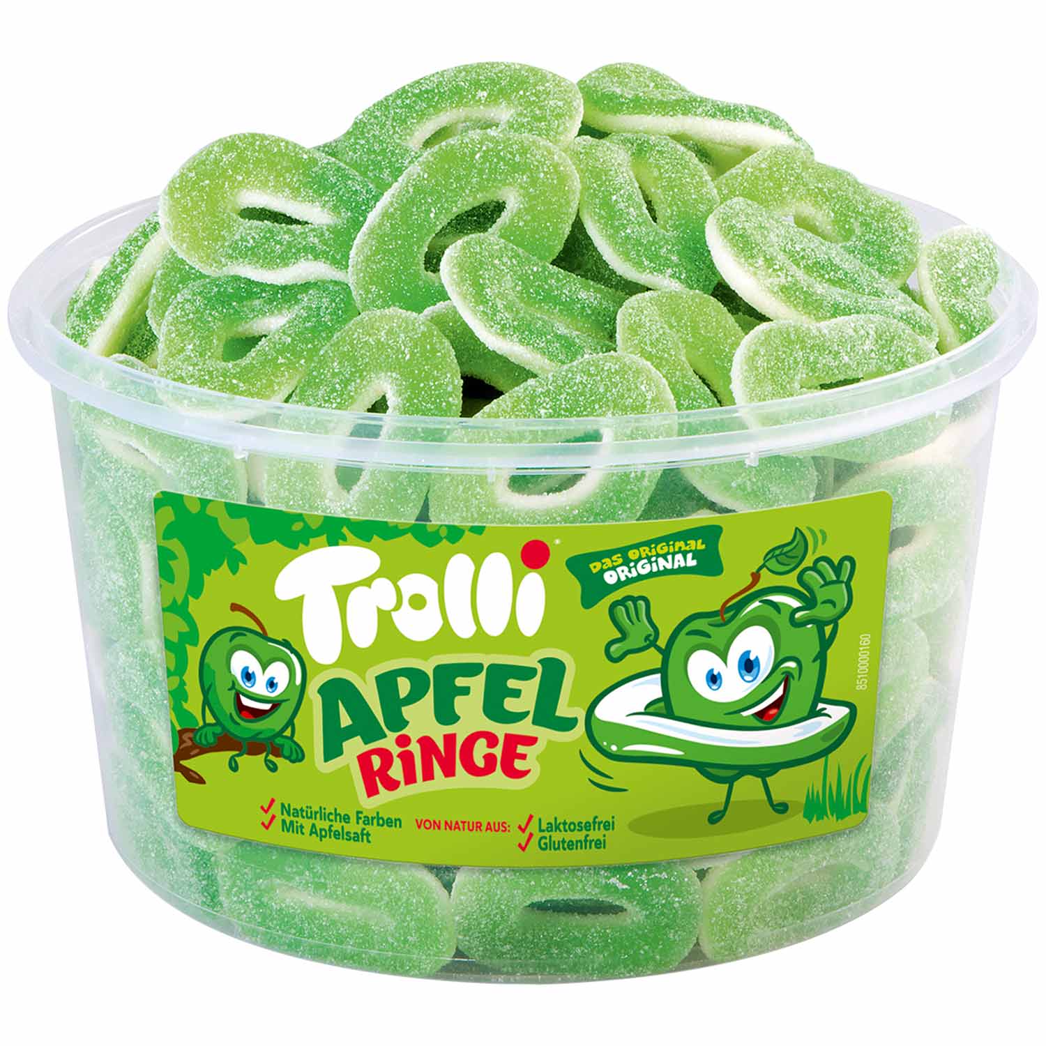 Trolli Apfelringe 150er Fruchtgummi Dose MHD 06.03.27