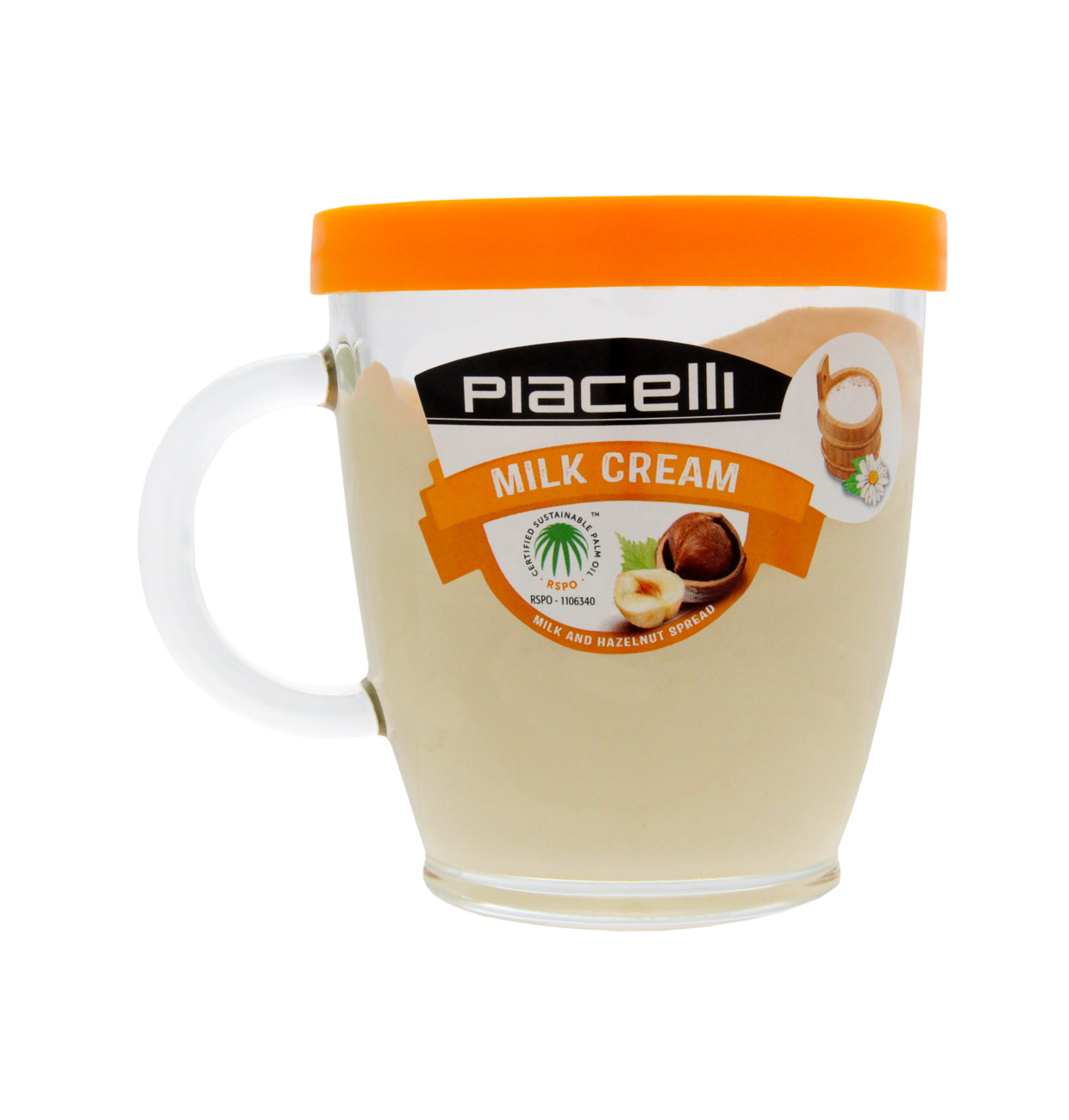 Piacelli Cremeaufstrich mit Milch 300g MHD 12.04.26