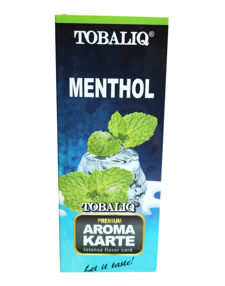 Aroma Karte Menthol für Zigaretten 25er Pack