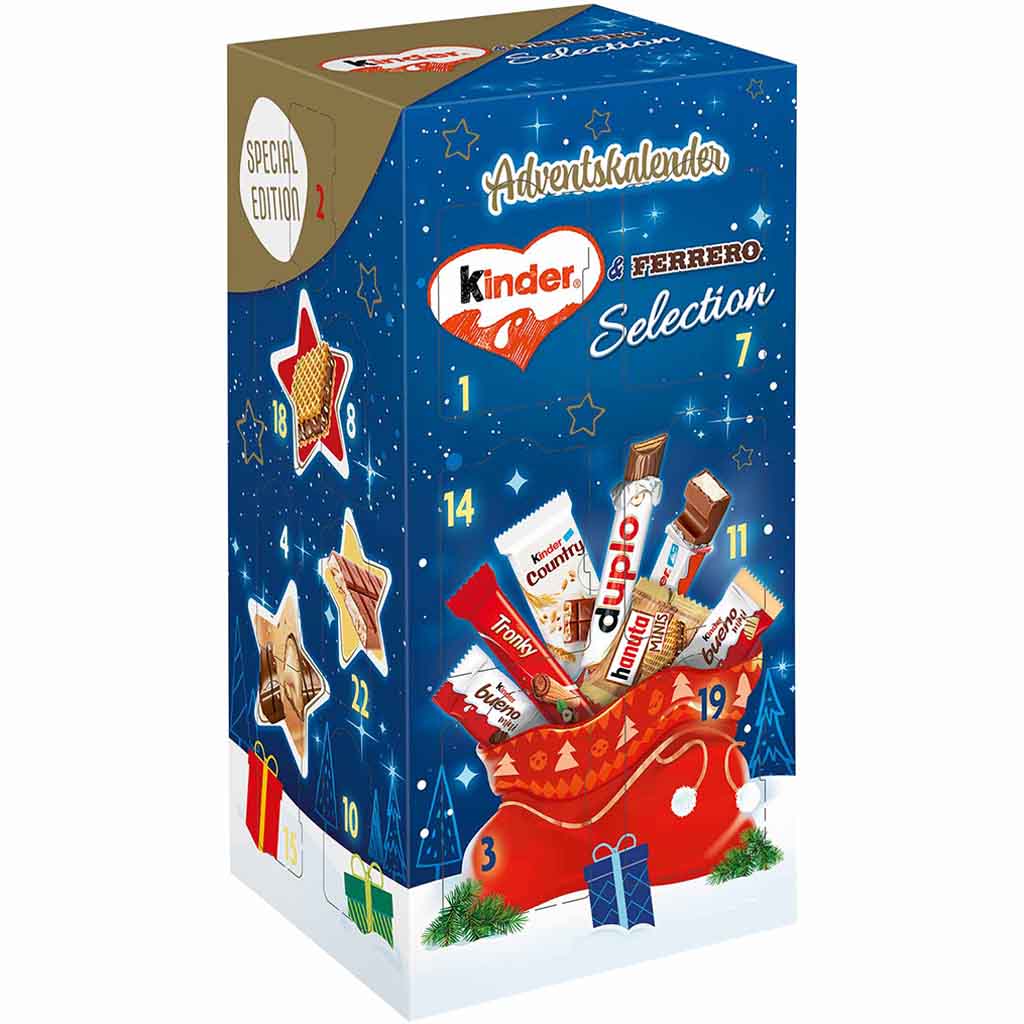 kinder & Ferrero Selection Adventskalender 295g MHD 20.04.26