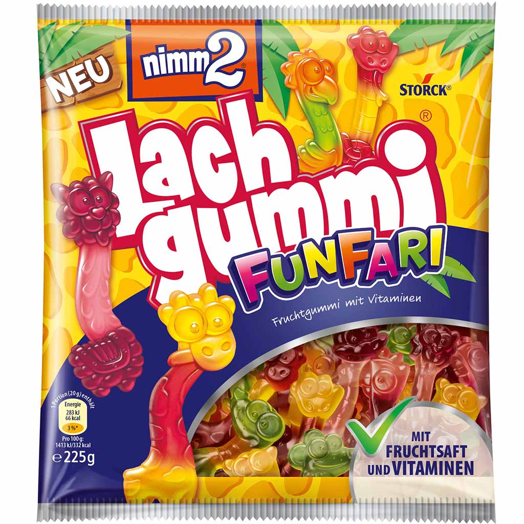 Storck Nimm2 Lachgummi FunFari 248g