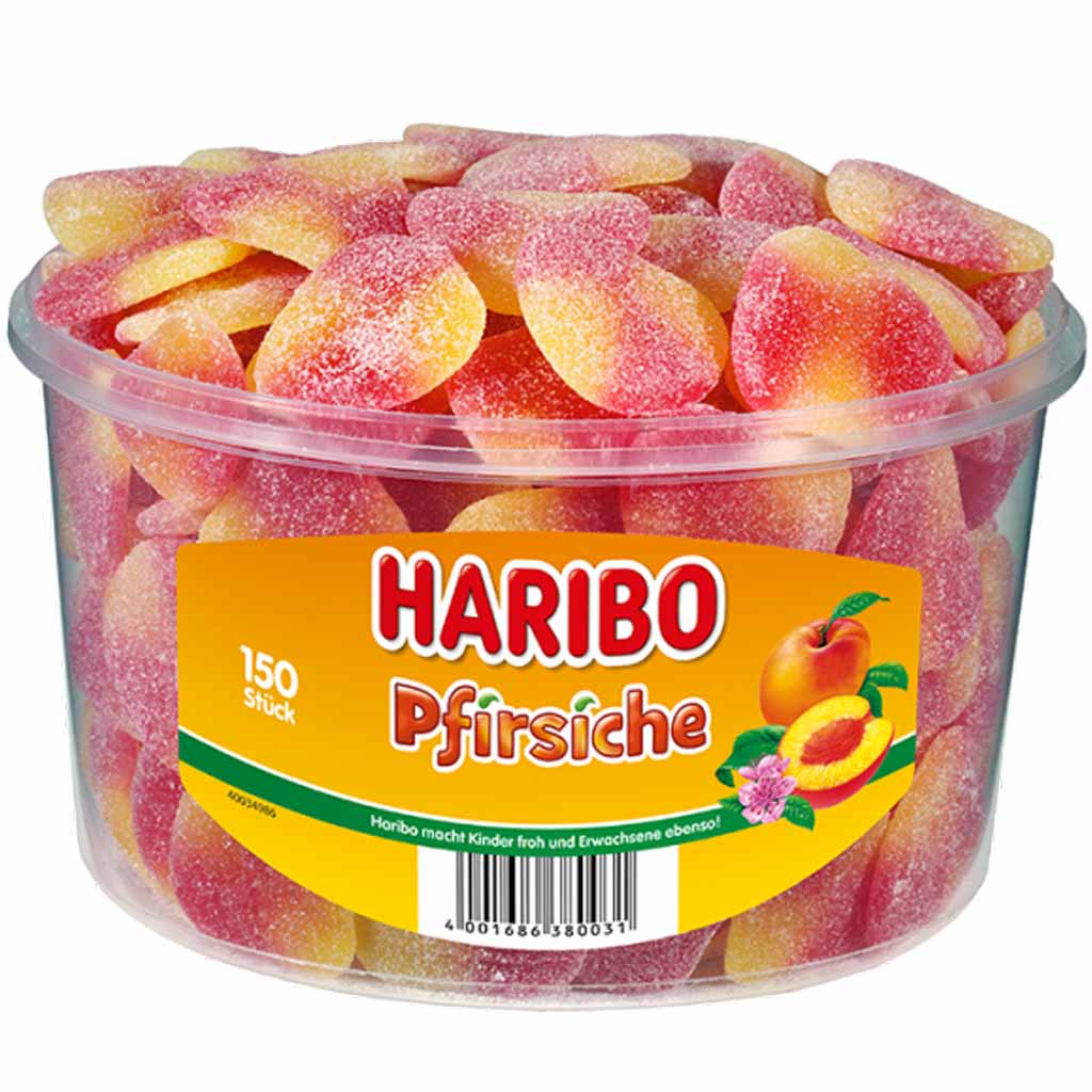 Haribo Pfirsiche 1350g MHD 30.08.26