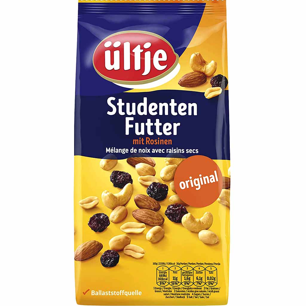 ültje Studentenfutter Original 1kg MHD 30.05.26