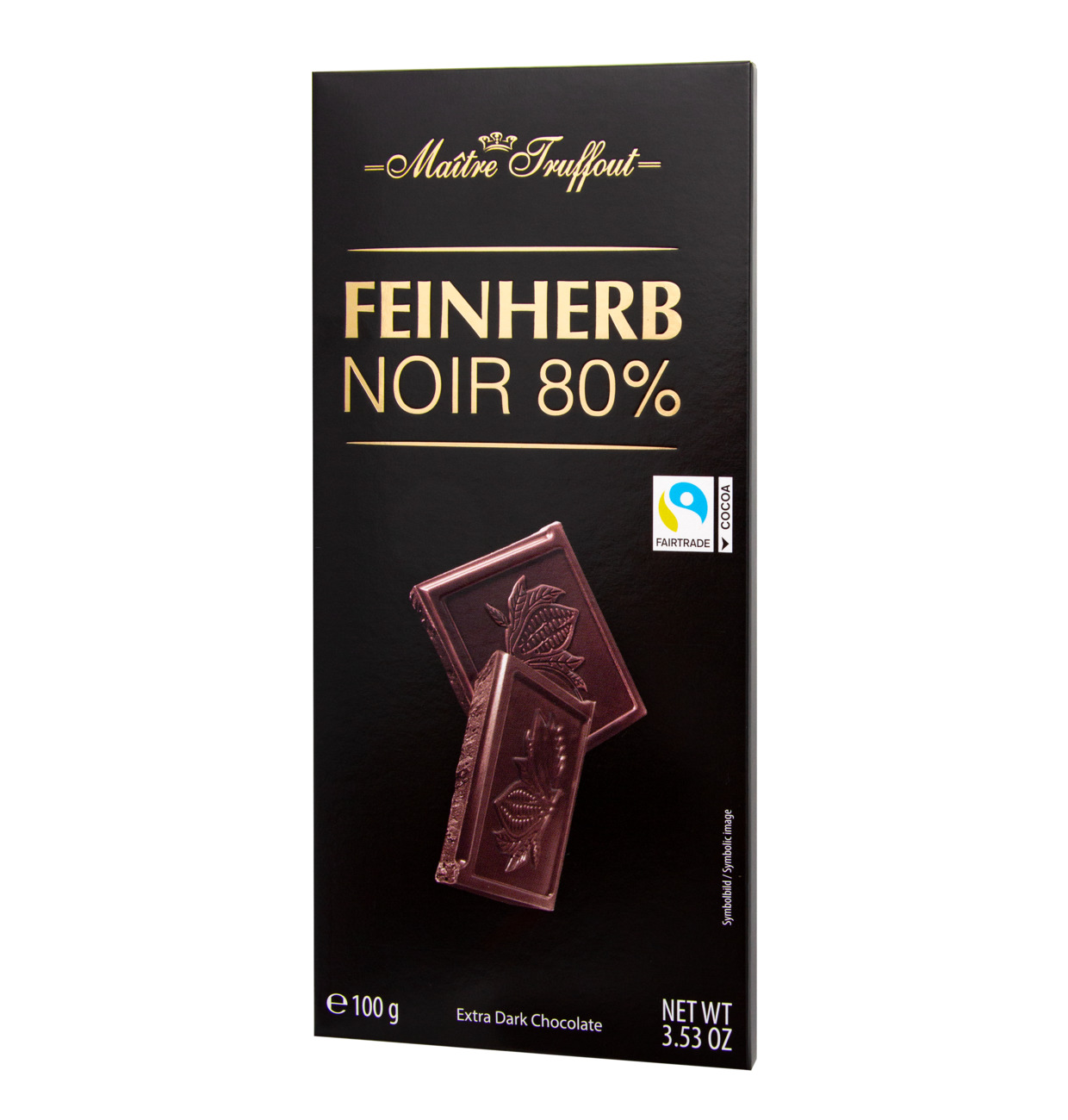 Maitre Truffout Premium Extra Bitterschokolade 80% 100g MHD 18.12.26