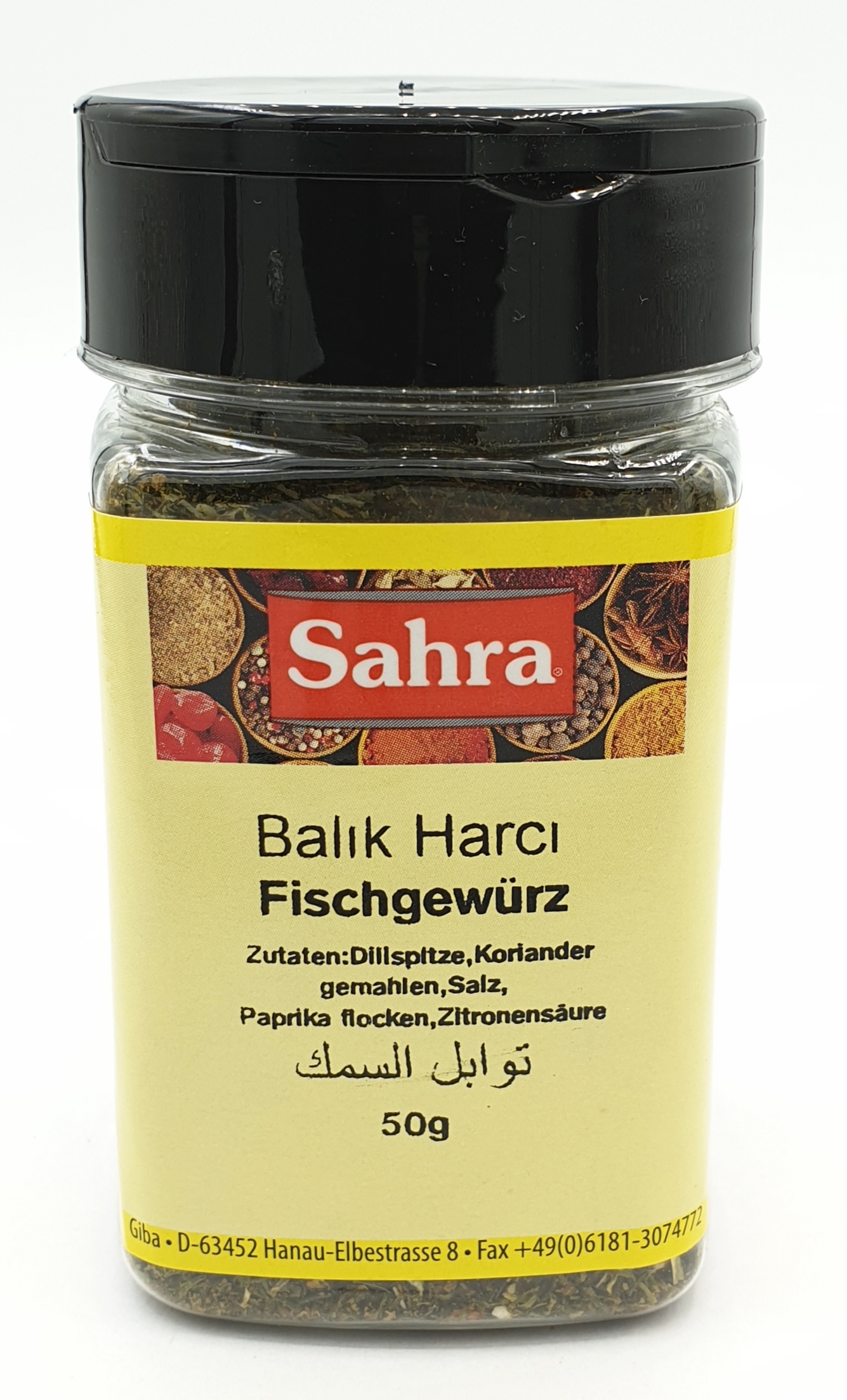 Sahra Fischgewürz 50g MHD 30.06.28
