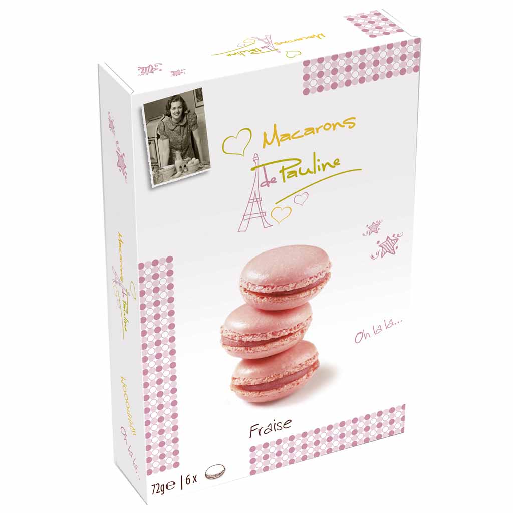 Macarons de Pauline Fraise 72g MHD 03.06.26