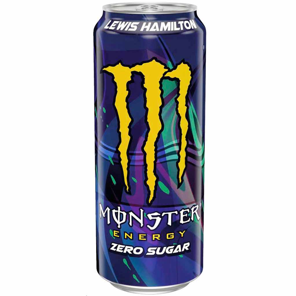 Monster Energy Zero Sugar 12 x 0,5 l = 6L - Lewis Hamilton, 5060896625829