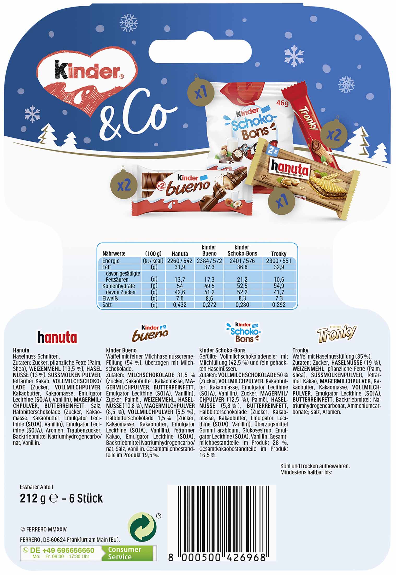 kinder & Co. Selection Sock 212g