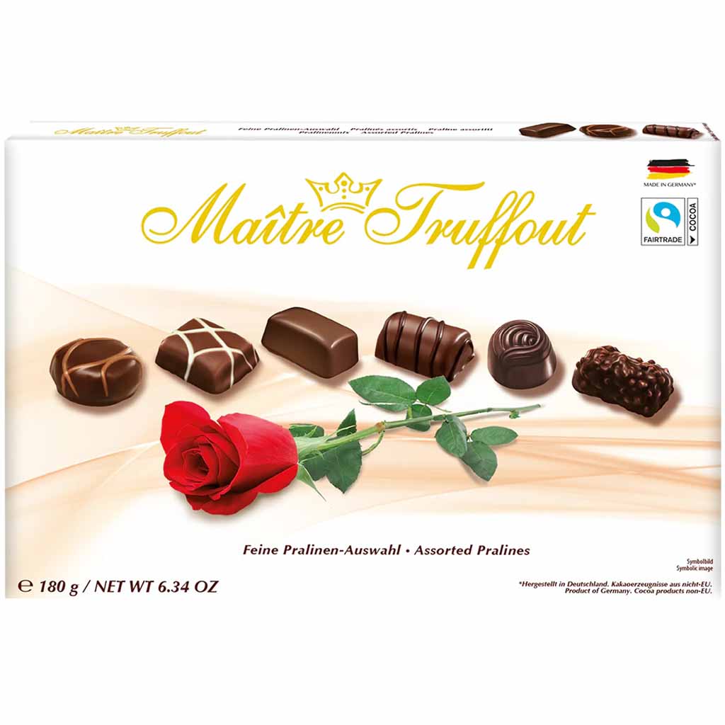 Maitre Truffout Pralines Rose Pralinenmischung 180g MHD 12.12.26
