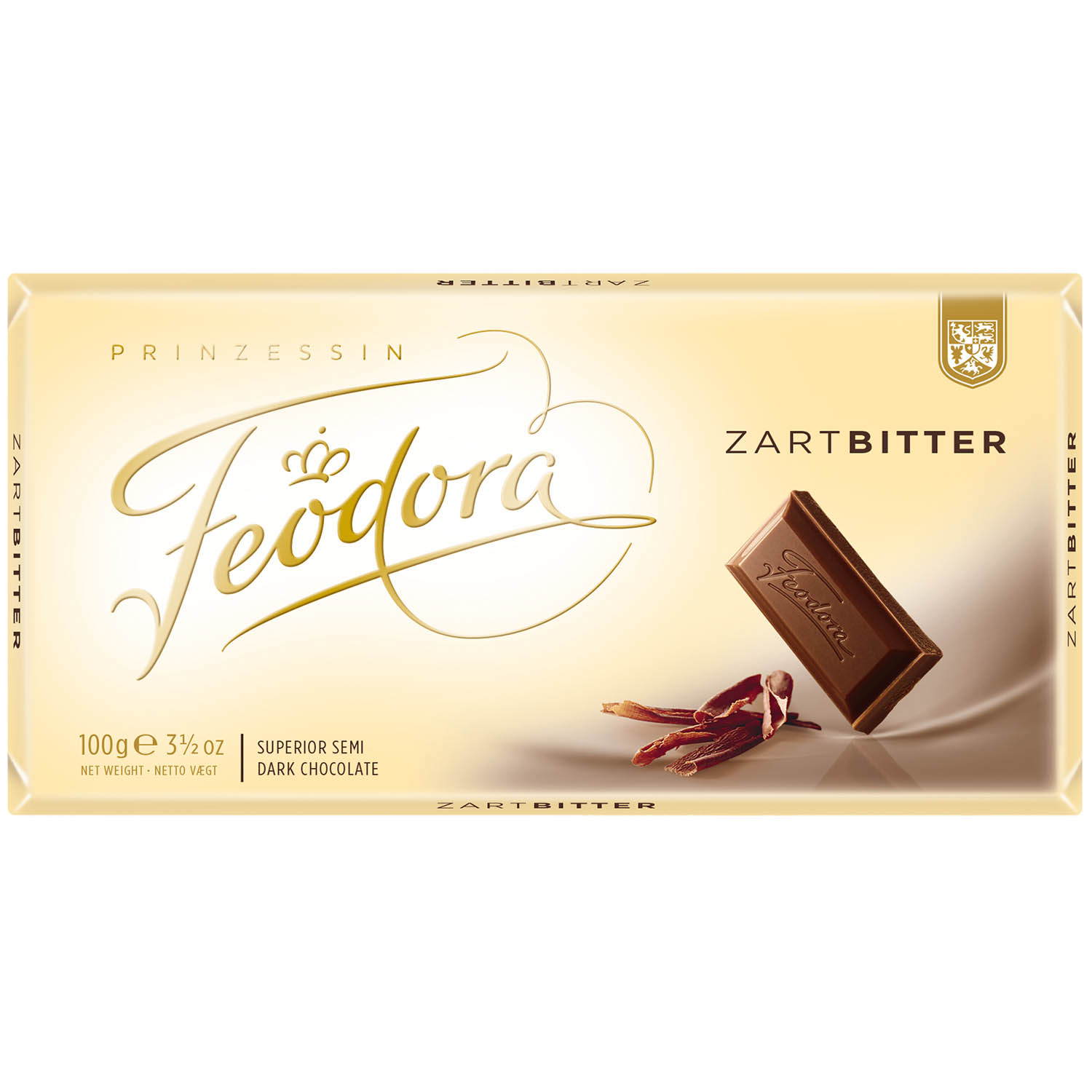 Feodora Tafelschokolade Zartbitter 100g MHD 15.04.26