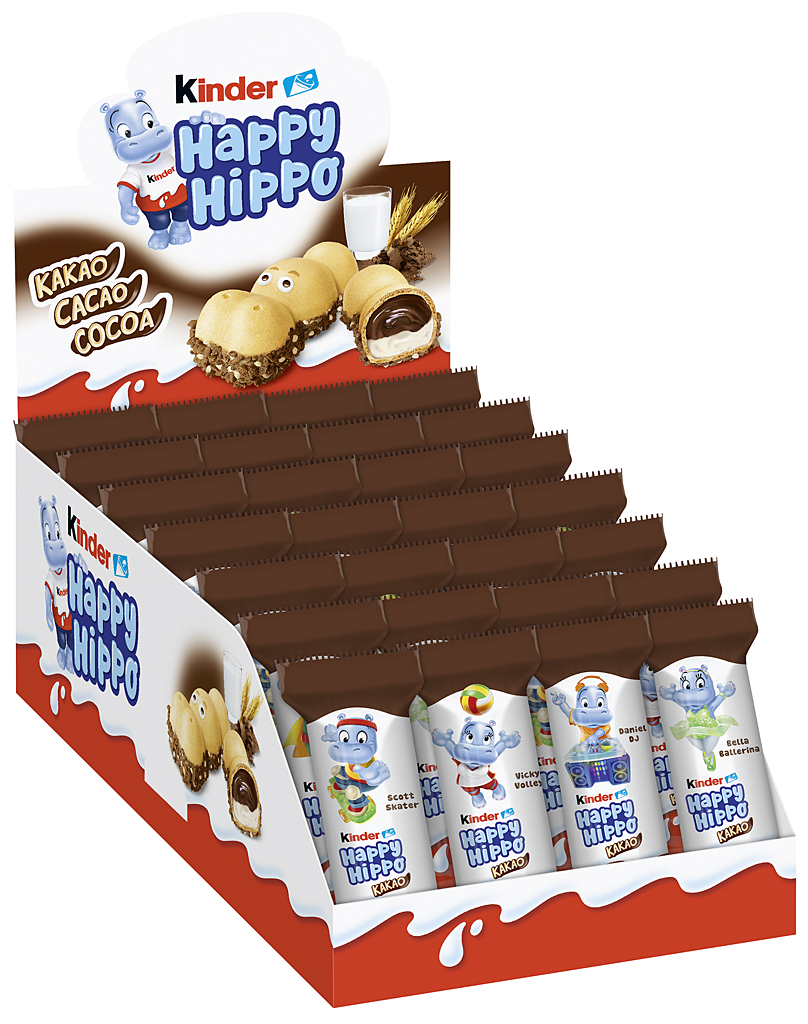 Kinder Happy Hippo Cacao 28x20,7g=579g MHD 13.03.26