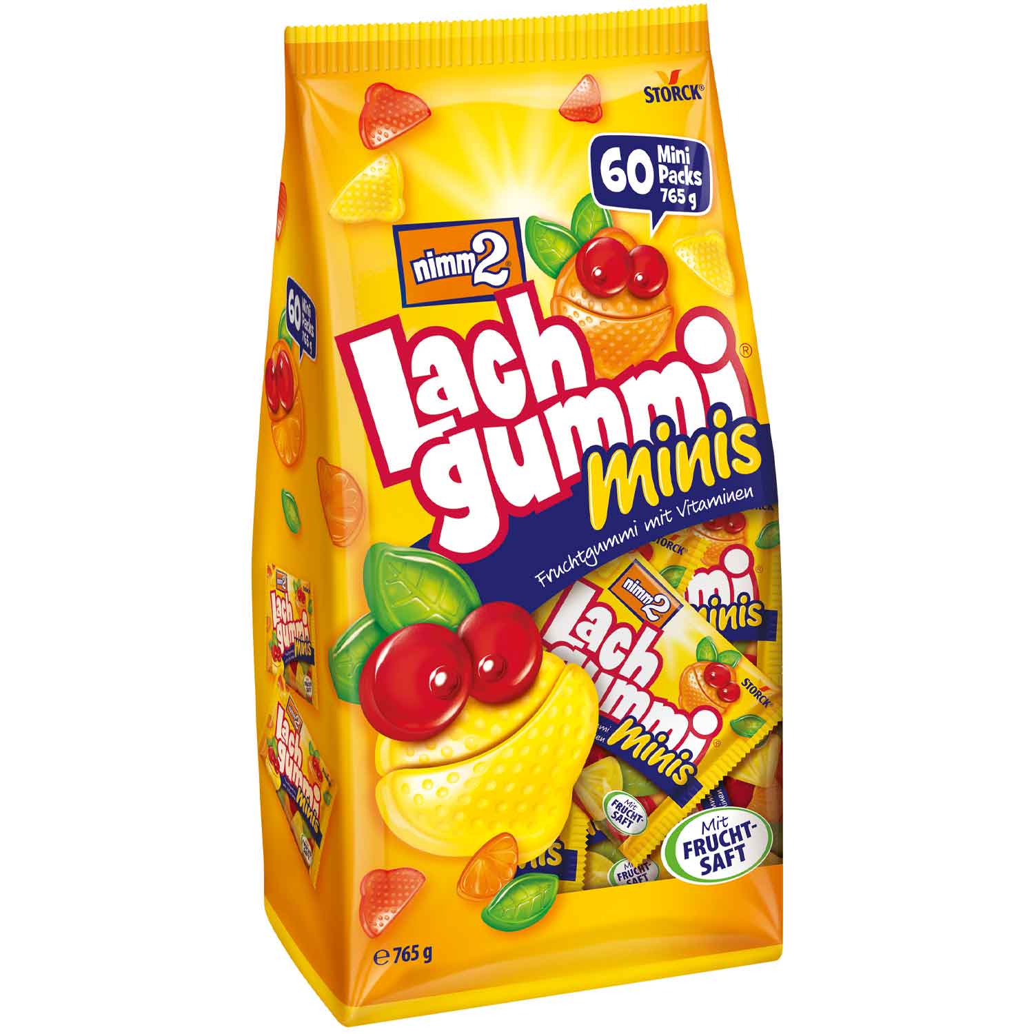 nimm2 Lachgummi Minis Fruchtmix 765g, 4014400937718