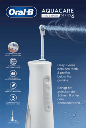 Oral-B Elektrische Munddusche AquaCare 6, 1 Stück