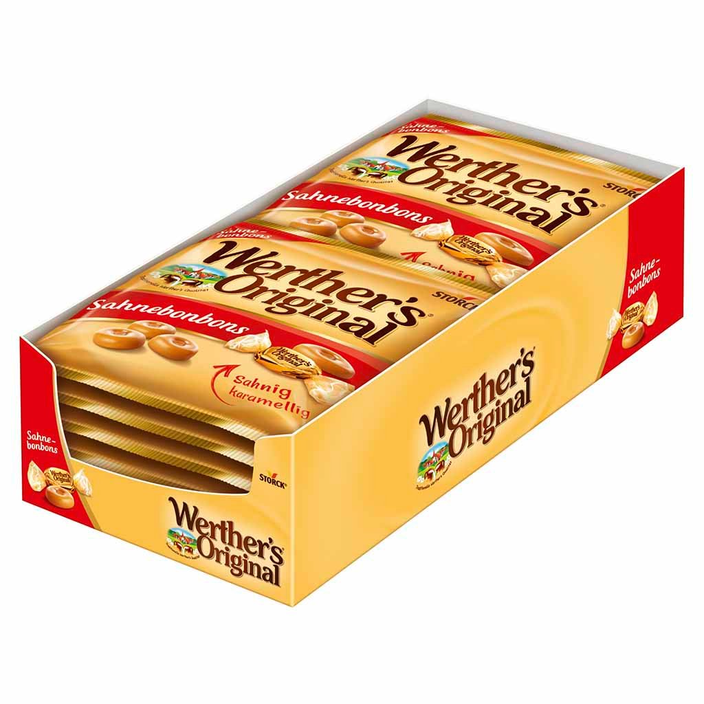 15x Werthers Original Sahnebonbons 120g = 1,8 kg Karton, 4014400330007