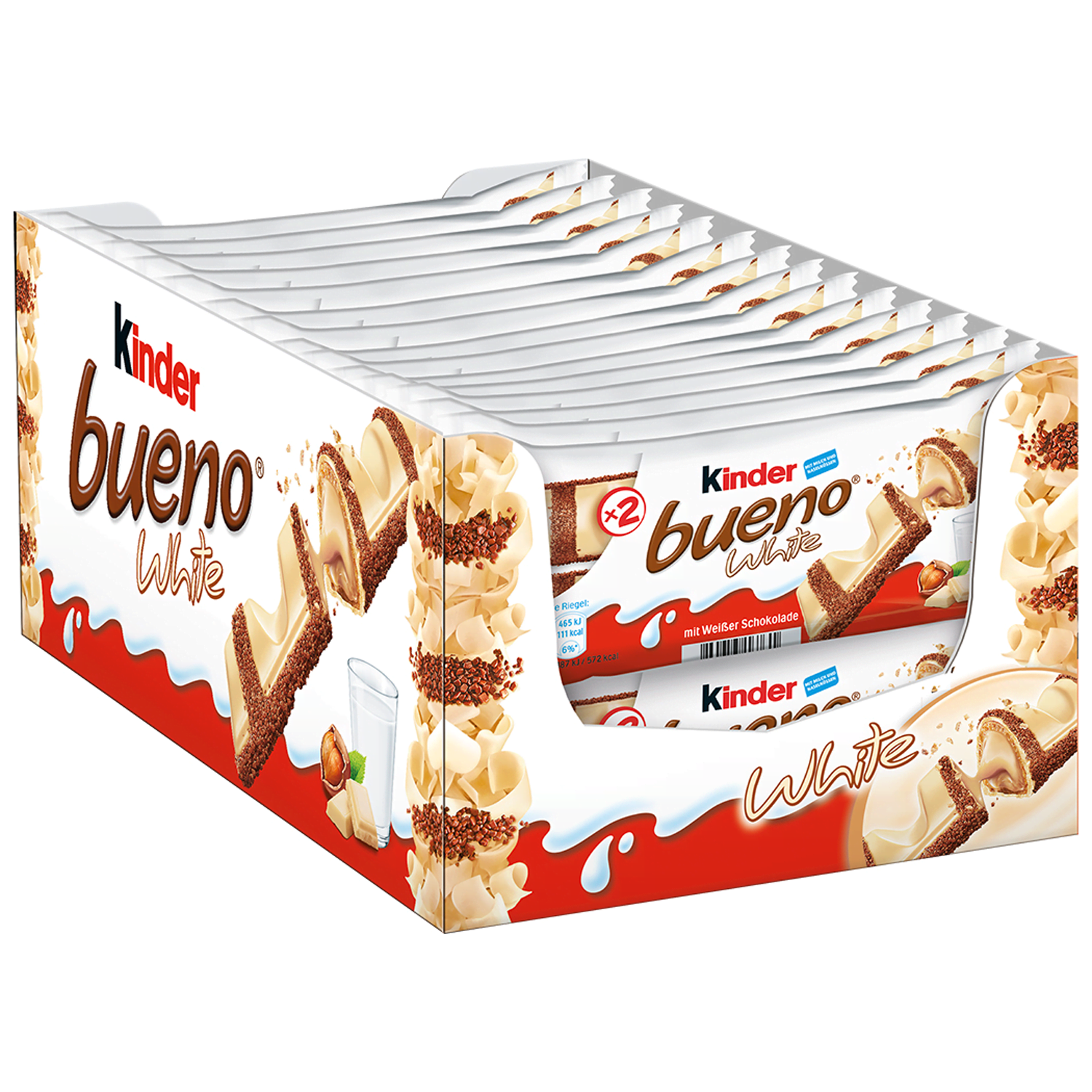 Kinder Bueno WHITE Doppelriegel 30x39g=1170g MHD 07.01.26