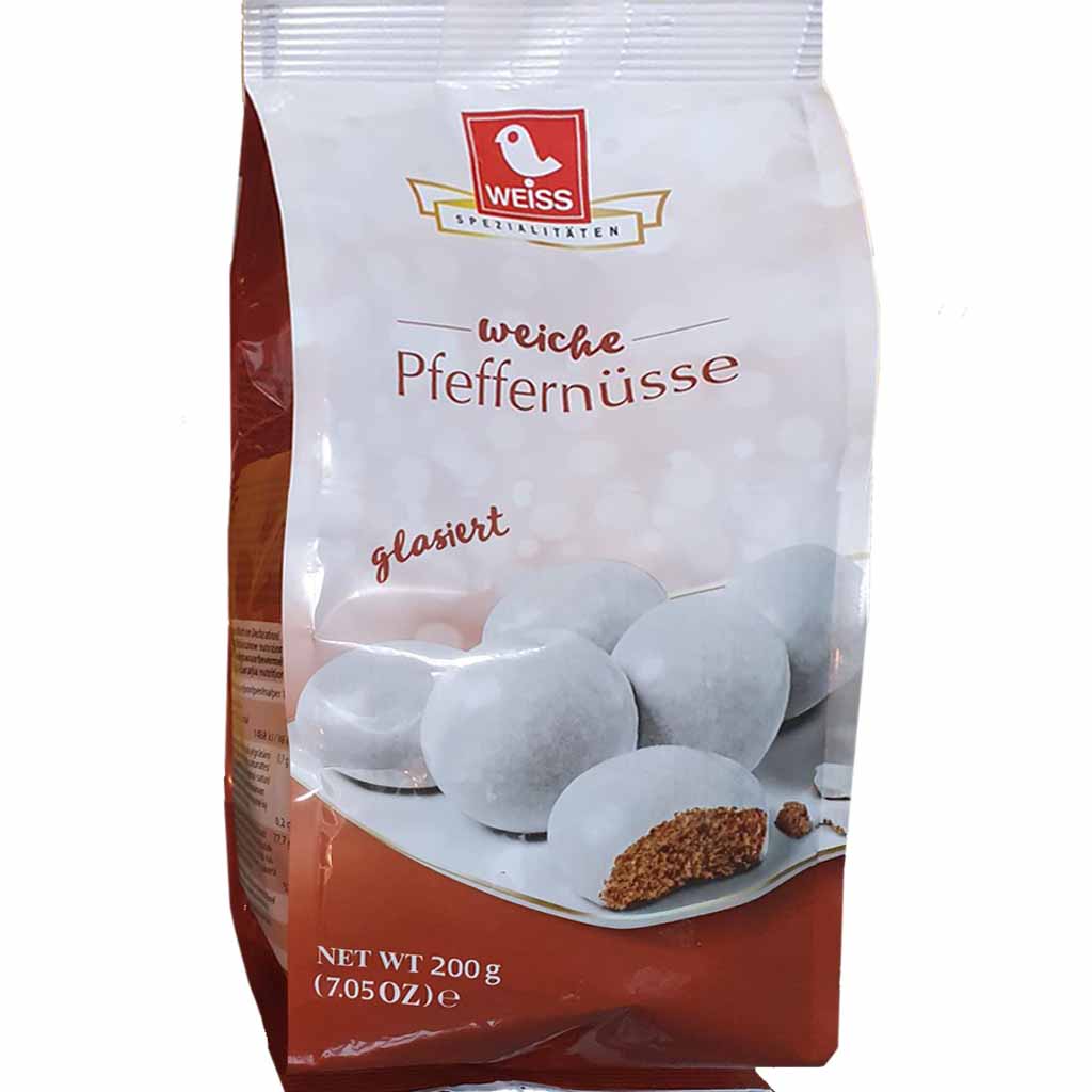 Weiss Pfeffernüsse glasiert 200g MHD 30.04.26
