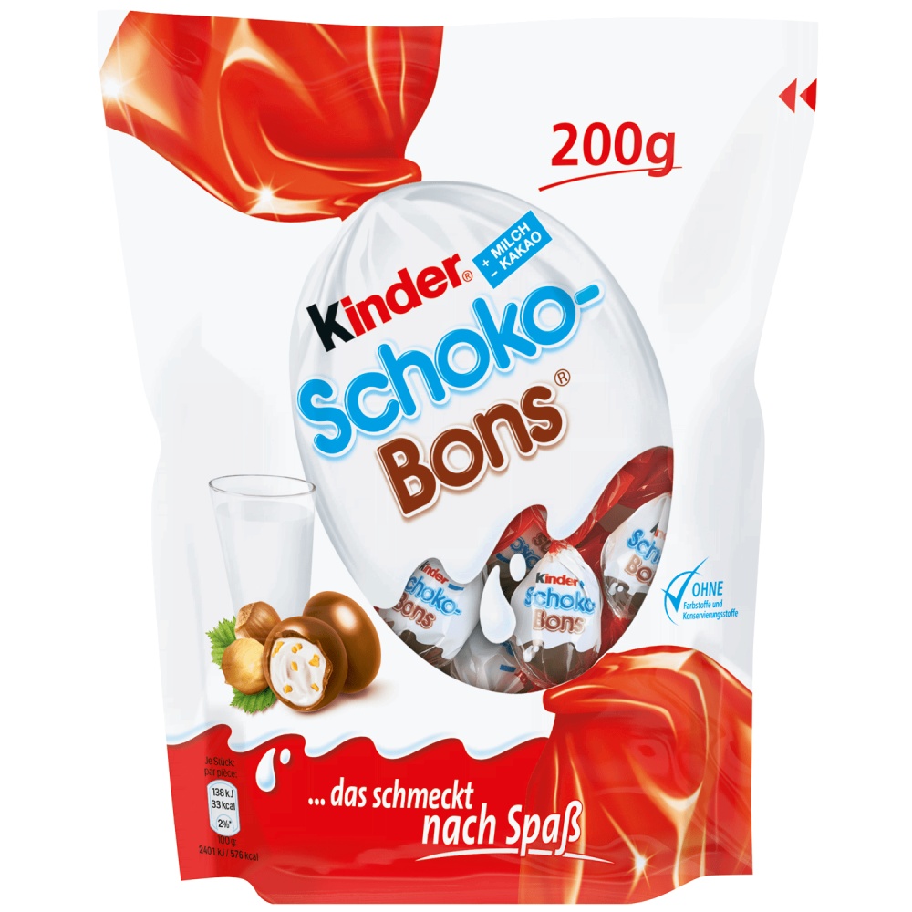 Kinder Schoko Bons Ferrero 200g Packung