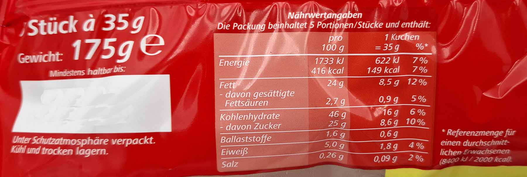 Dr.Oetker 5 x Schoko Kuchensnack 175g