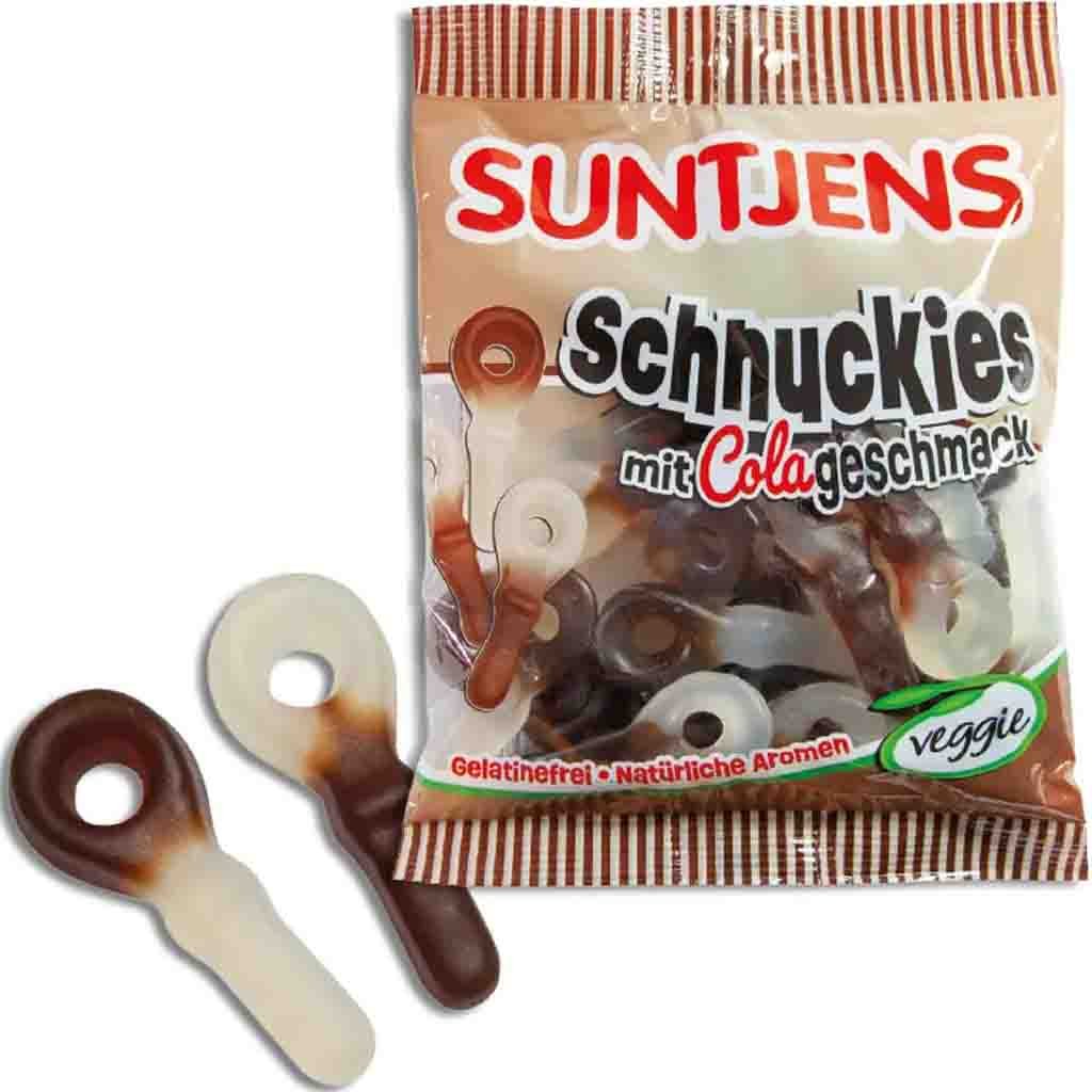 https://www.lebensmittel-sonderposten.de/media/image/ee/0e/b1/Suntjens_Schnuckies_Cola_Veggie_310g_front_96dpi.jpg