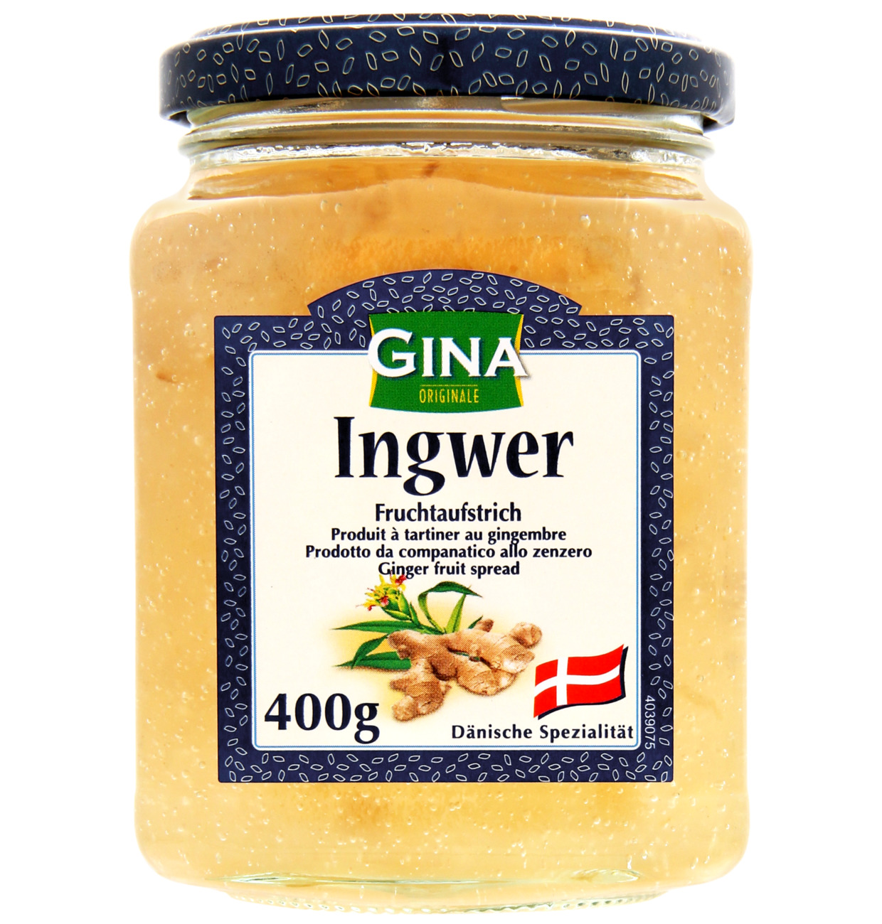 Gina Fruchtaufstrich Ingwer 400g MHD 10.06.27