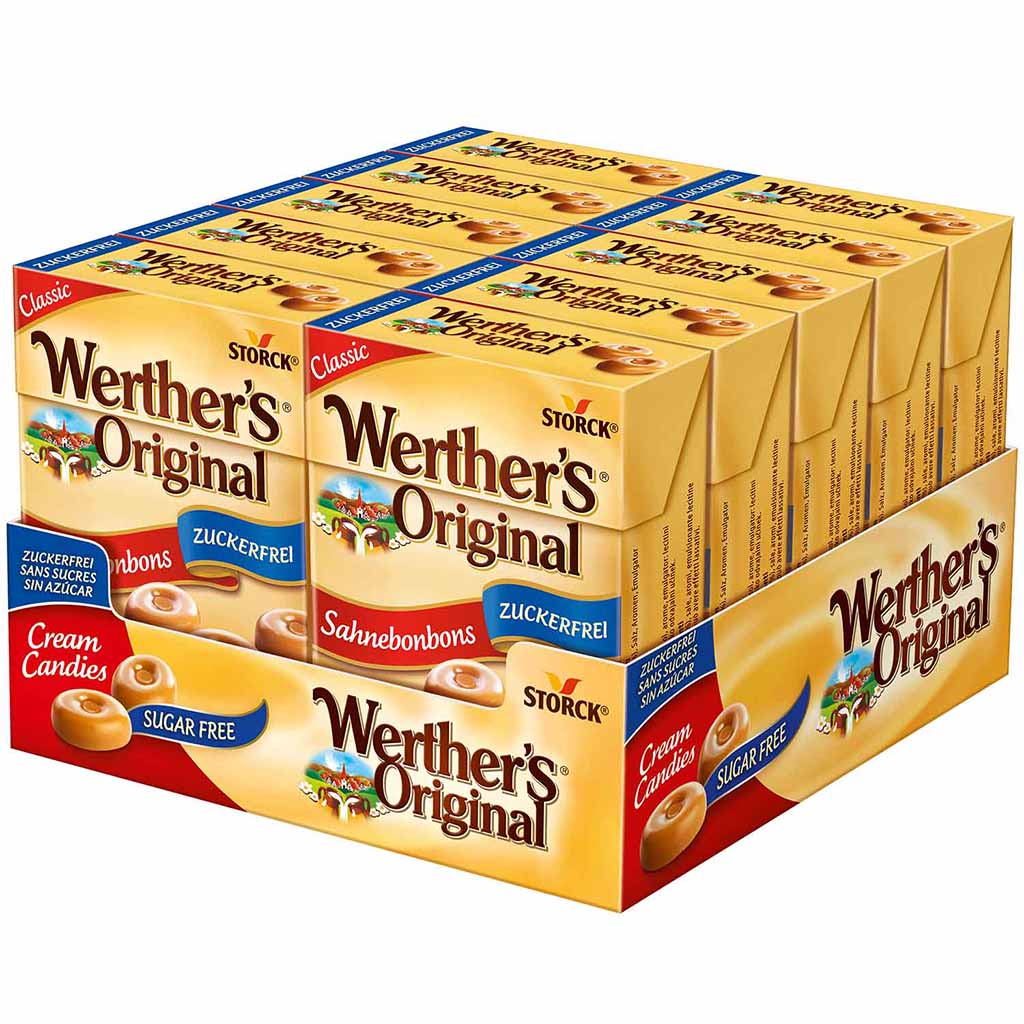 Werthers Original zuckerfrei mini Box 10x42g, 420g , 4014400330656