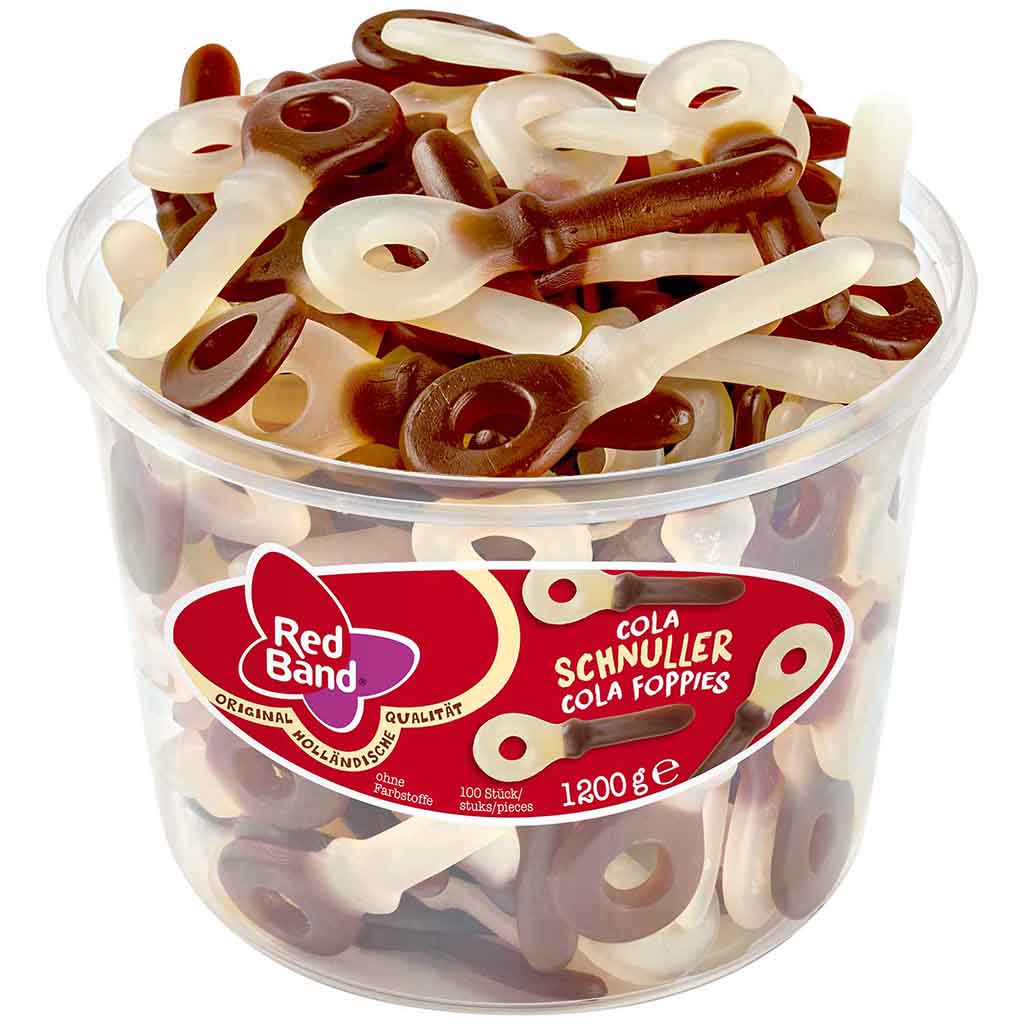 Red Band Fruchtgummi Cola Schnuller 1200g MHD 30.01.27