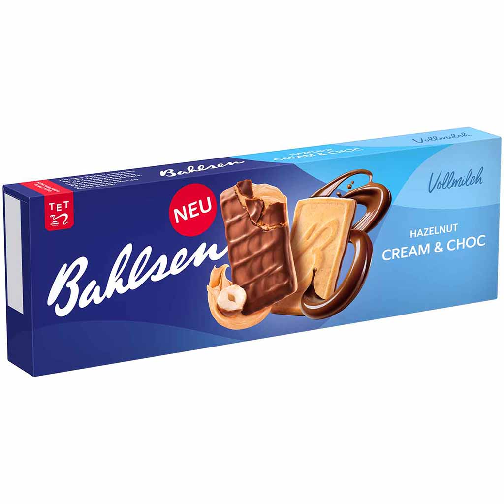 Bahlsen Hazelnut Cream & Choc Vollmilch 100g MHD 01.08.26