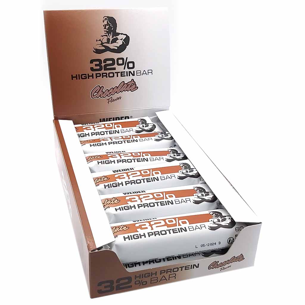Weider 32% Protein Riegel Schokogeschmack Thekendisplay 12x60g =720g