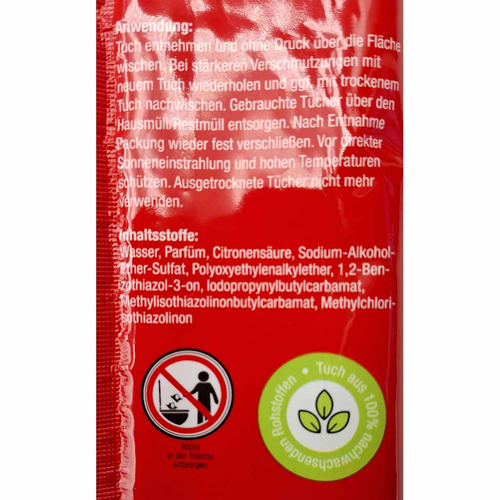 Parkett Feuchttücher Mega Pack 25 Stück