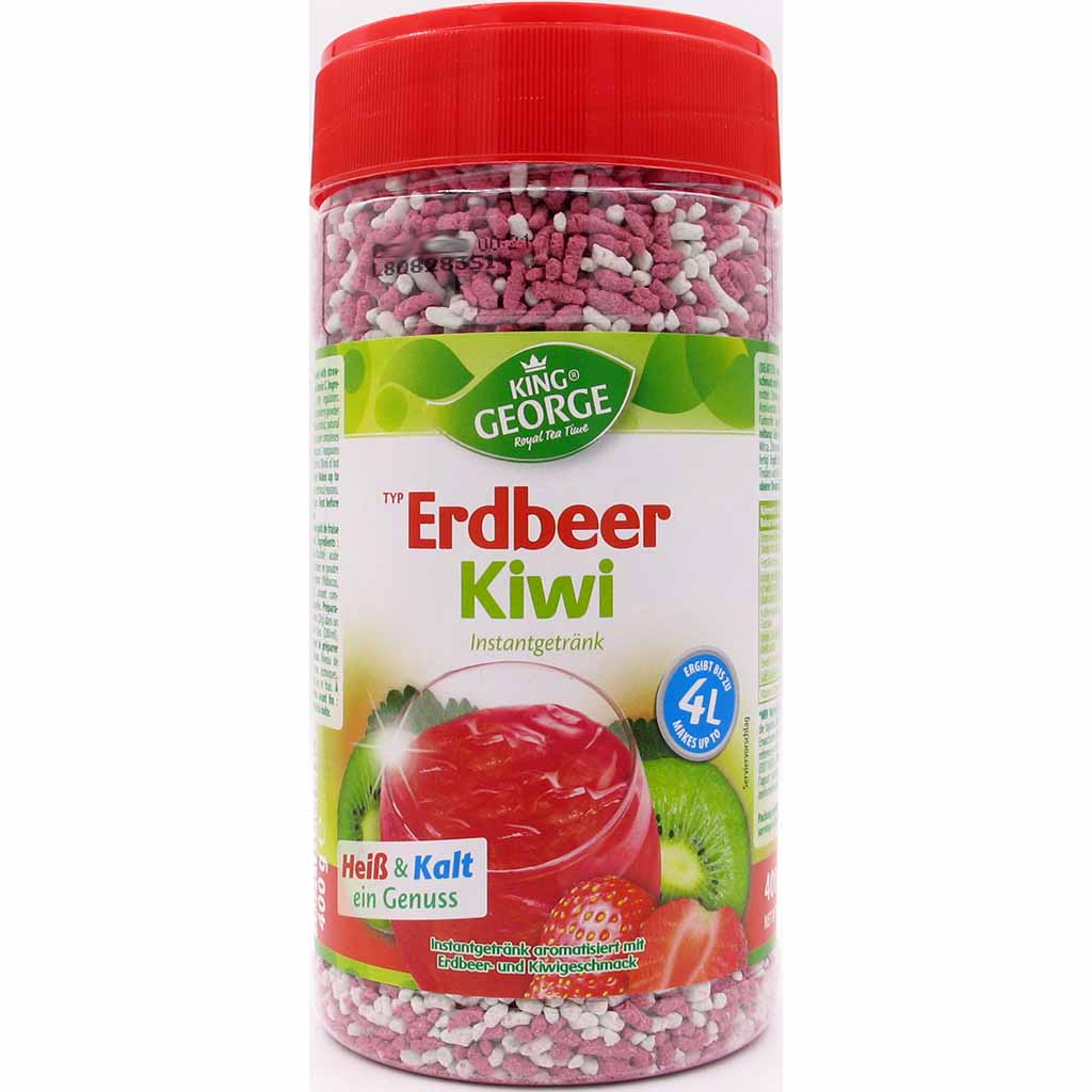 King George Erdbeere Kiwi Instantgetränk 400g MHD 30.11.26