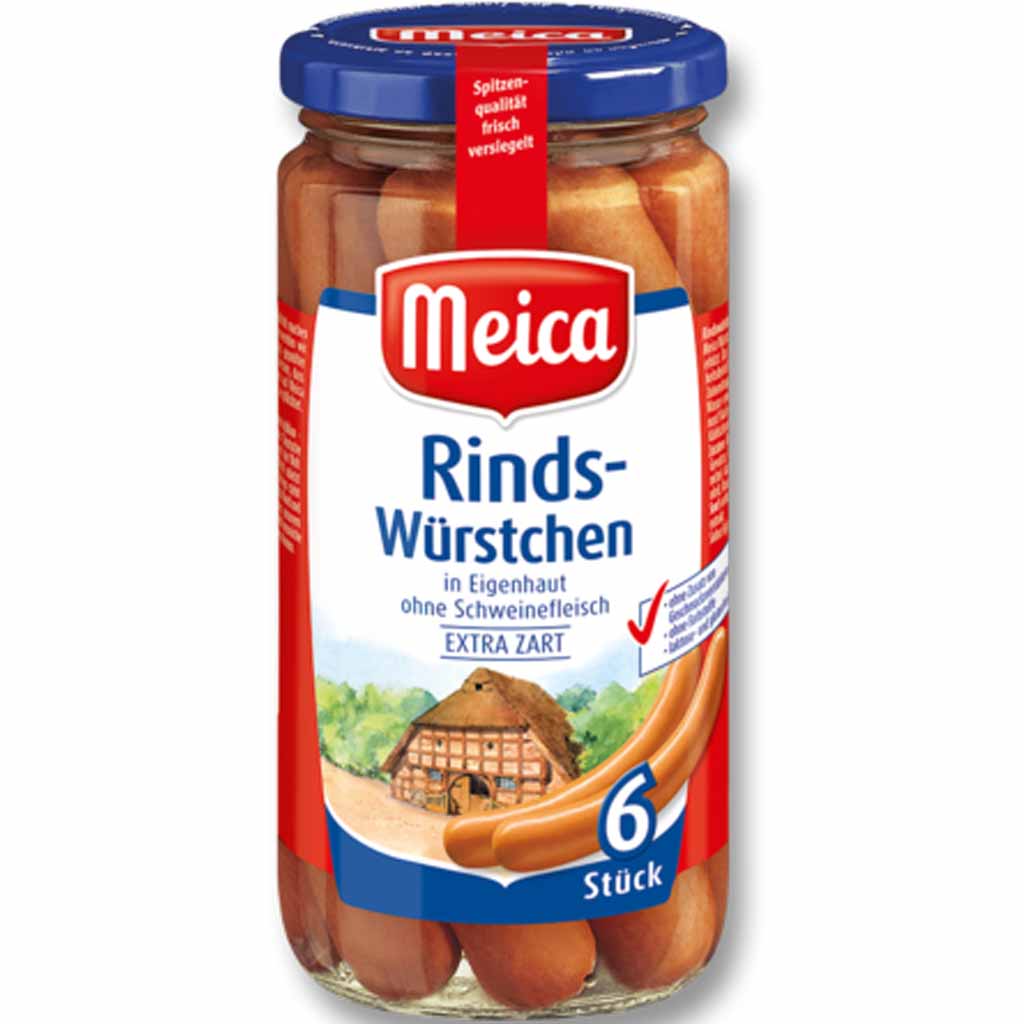 Meica Rindswürstchen extra zart 380g / 180g MHD 04.06.27