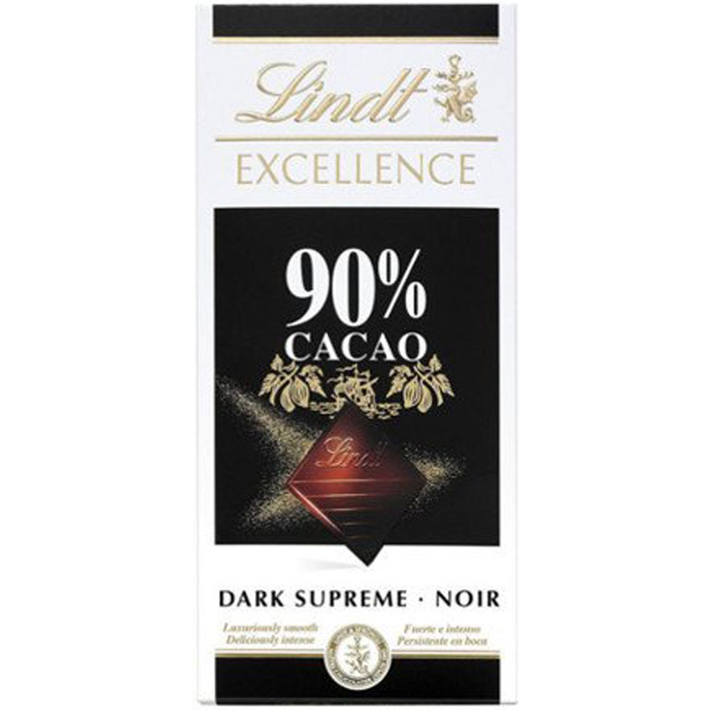 Lindt EXCELLENCE 90% Cacao Tafel 100g MHD 30.10.26