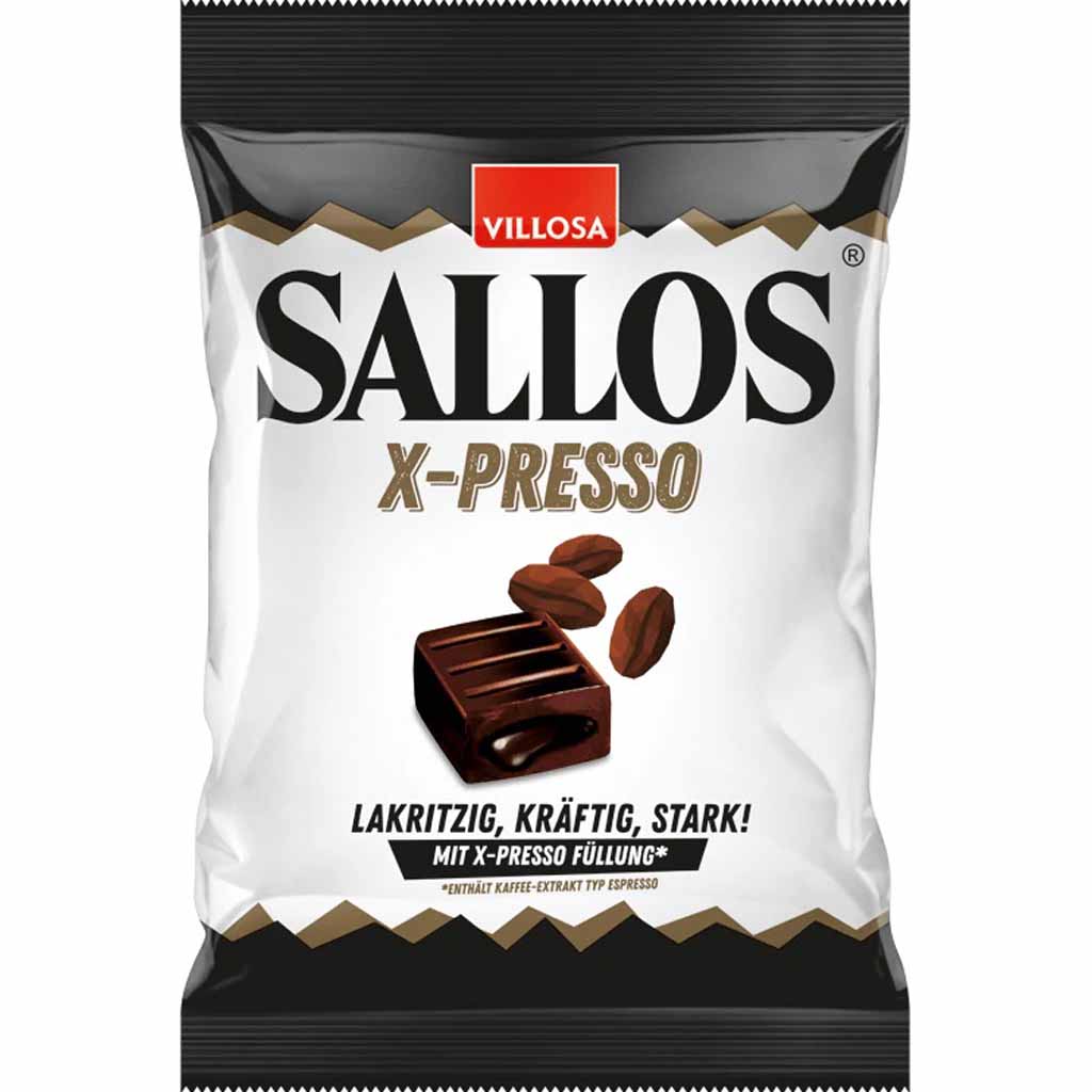 Villosa Salos Lakritzbonbon X-Presso 135g