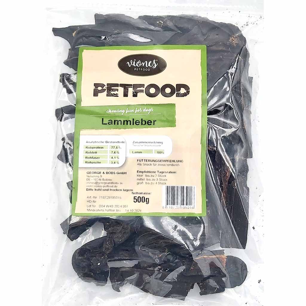 Hundesnack Lammnieren 500g MHD 03.05.27