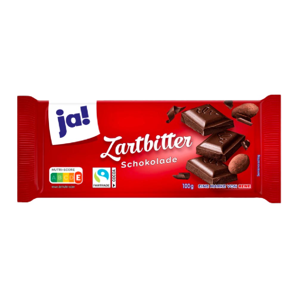 ja! Zartbitter Schokolade 100g MHD 05.11.26