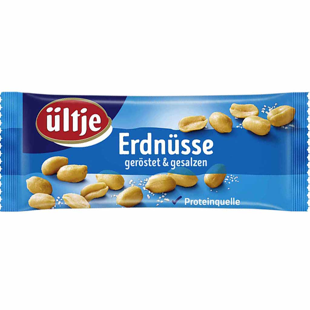 ültje Erdnüsse geröstet & gesalzen 20x50g=1kg MHD 30.11.26