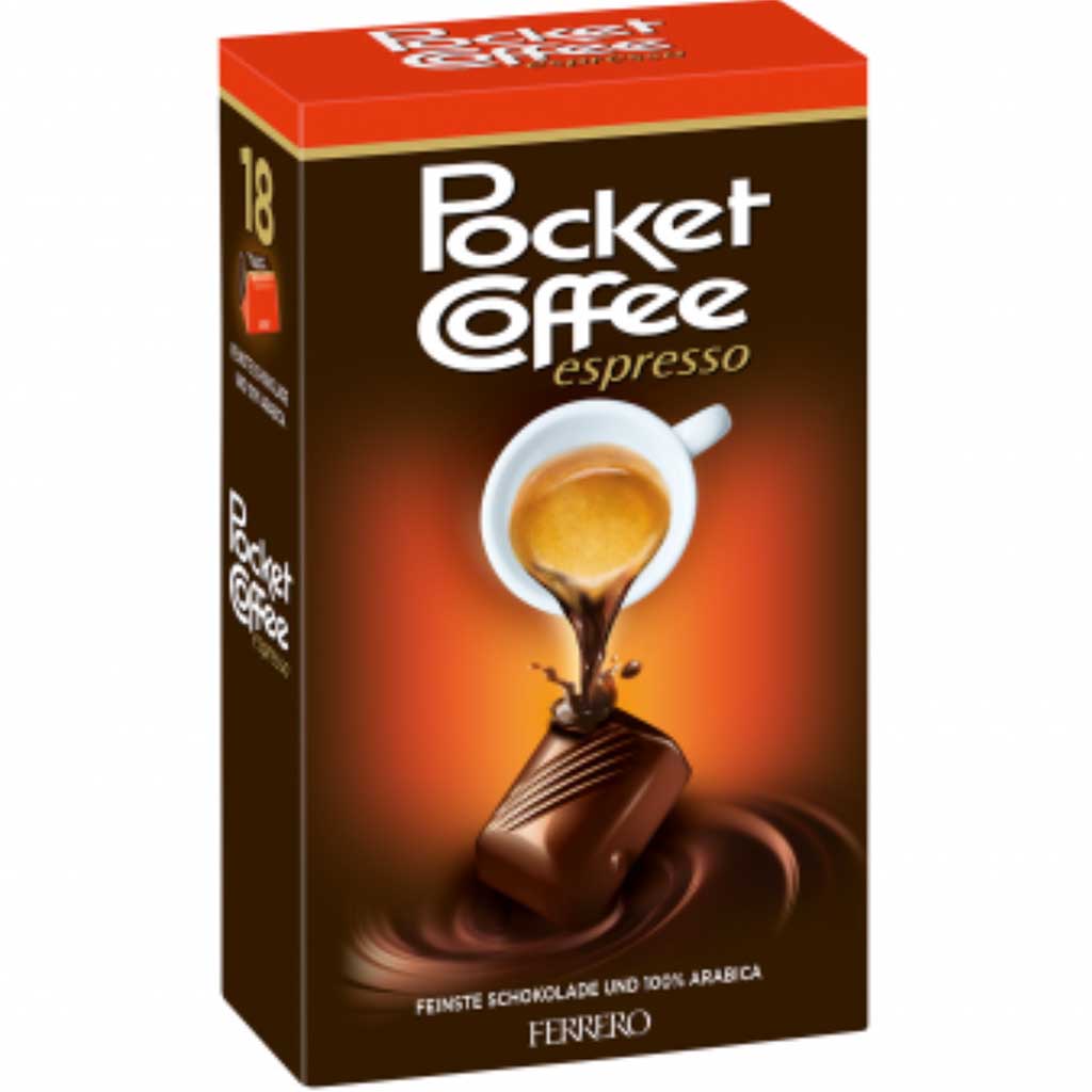 Ferrero Pocket-Coffee Espresso 18er Pack 225g