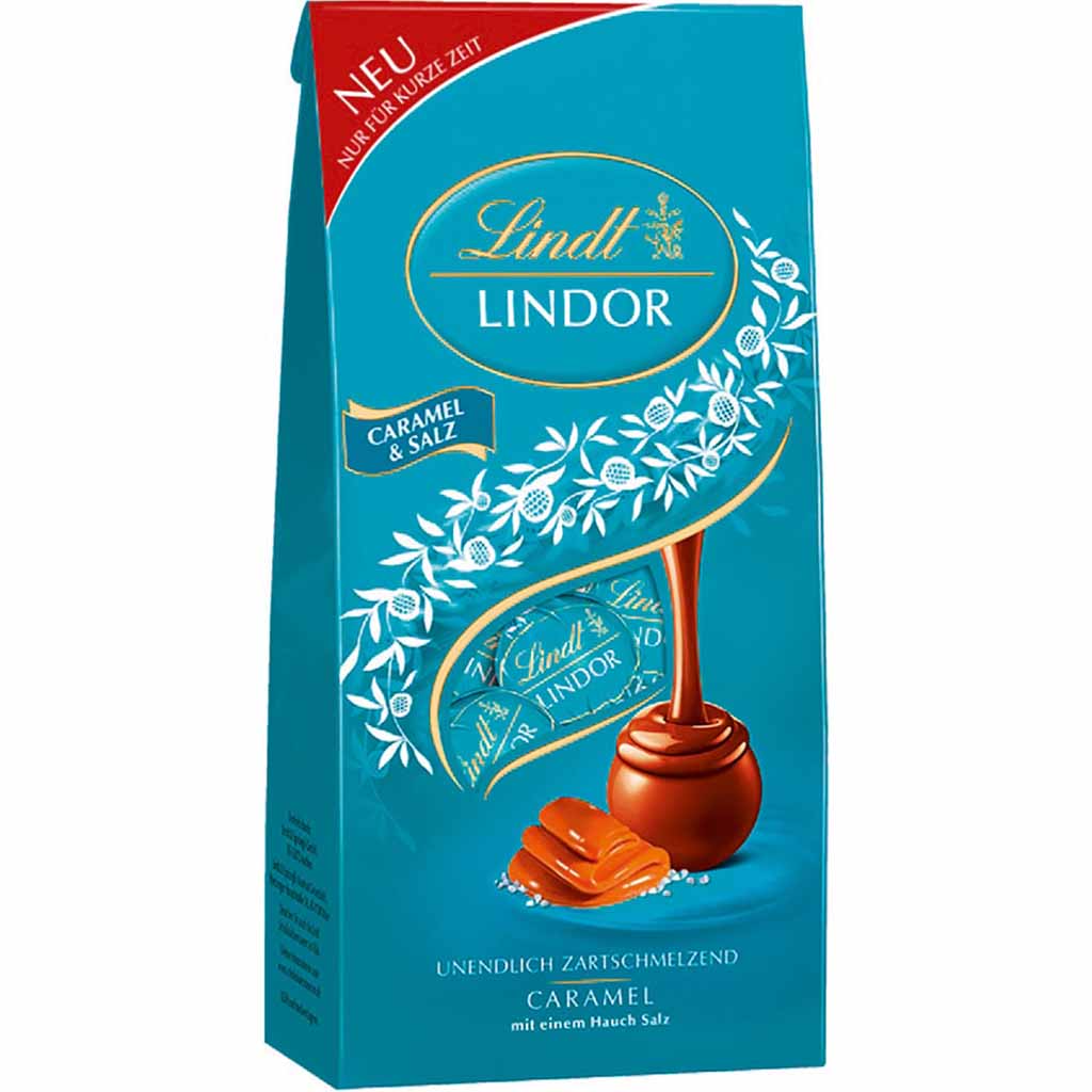 Lindt Lindor Kugeln Caramel & Salz 137g MHD 30.04.26