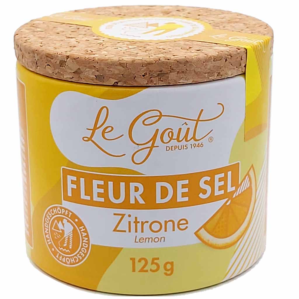 Le Gout Fleur de Sel feines Meersalz Zitrone 125g MHD 30.07.25
