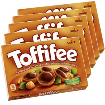 5 x Toffifee 15er 125g  625g