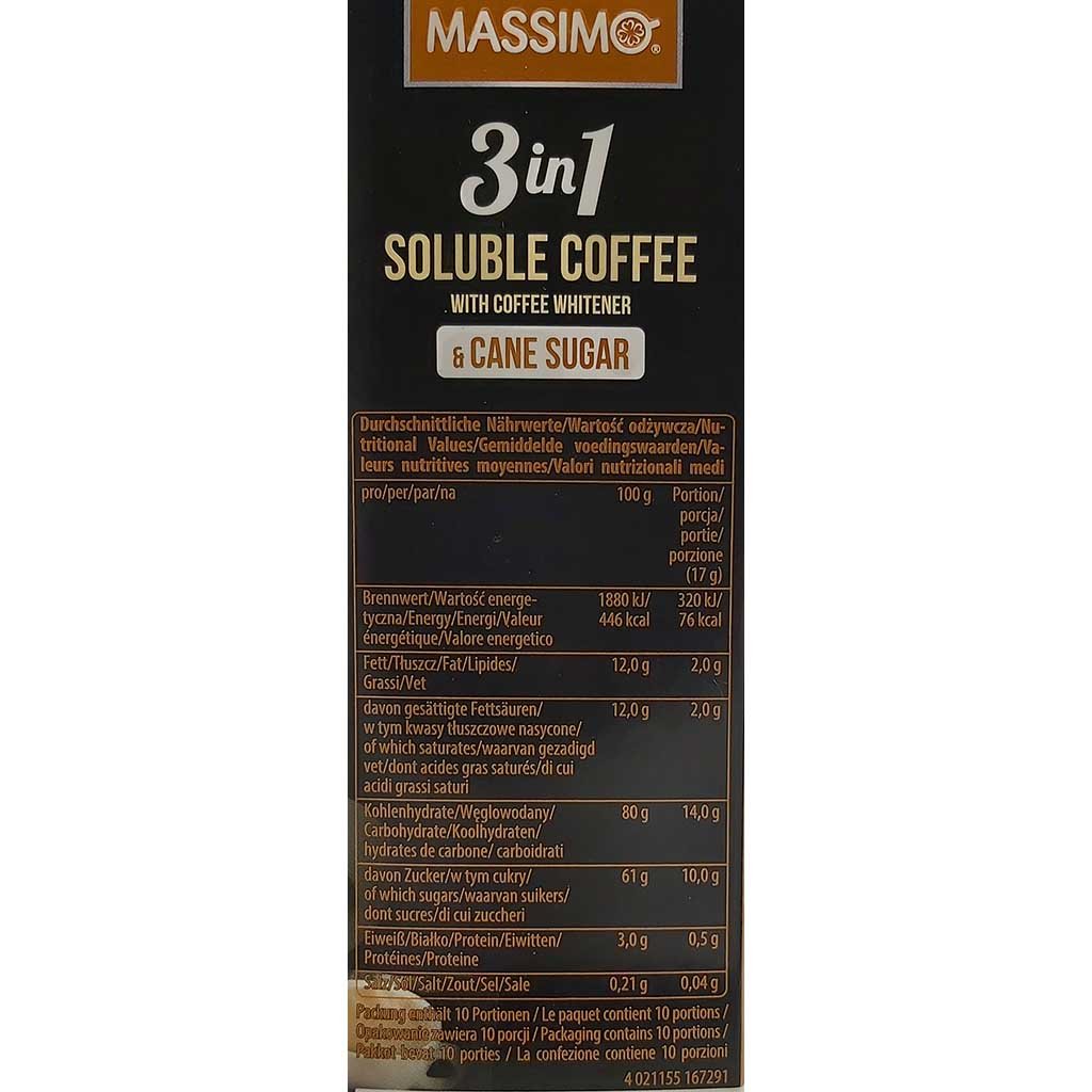 https://www.lebensmittel-sonderposten.de/media/image/35/4e/19/Massimo_3in1_Kaffee_mit_Weiss_u_Rohzuck_10erP_170g_naehrwerte.jpg