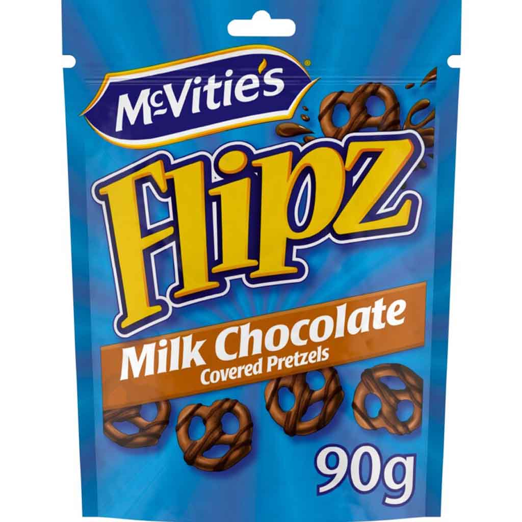 Mc Vities Flipz Brezeln mit Milchschokolade 90g MHD 02.10.26