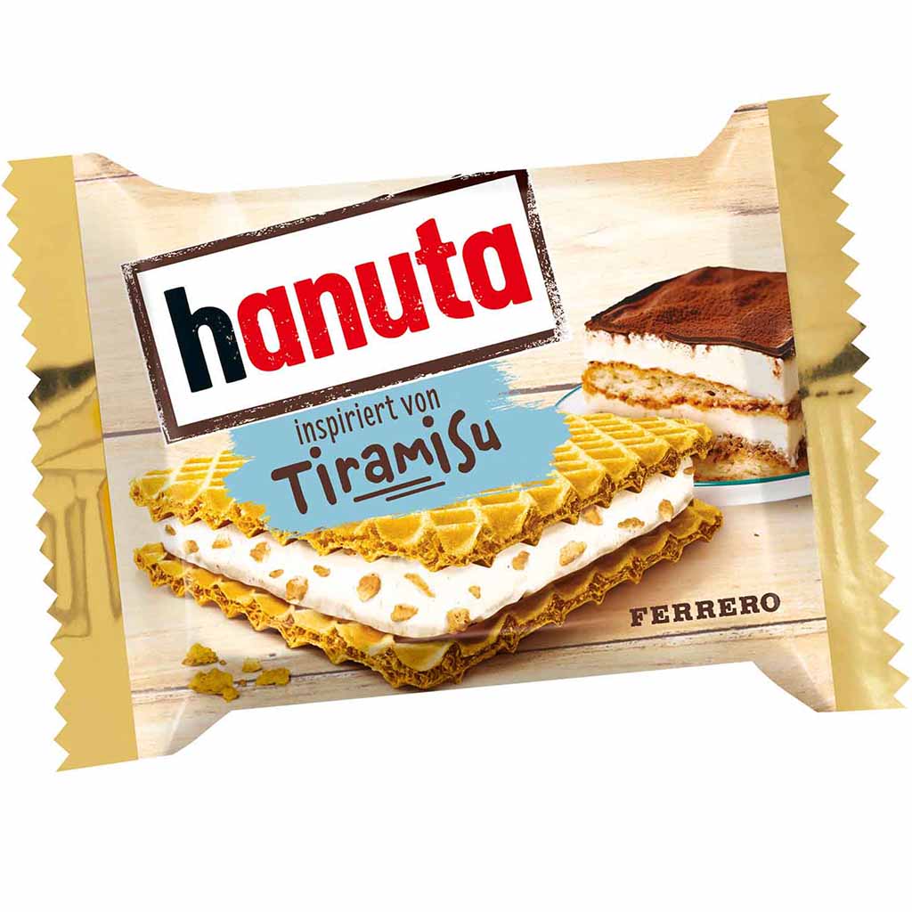 Hanuta Tiramisu Waffelschnitte 10er 220g Limited Edition einzeln